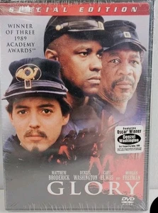 Glory DVD • Special Edition (1989, TriStar) Matthew Broderick Denzel New Sealed - Imagen 1 de 2