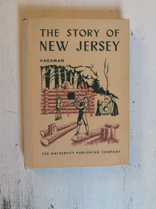 The Story of New Jersey 1948 Adaline Hagaman - Excellent Vintage Hardcover Book! - Picture 1 of 10
