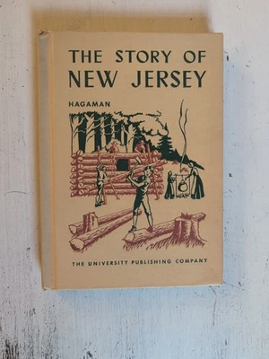 The Story of New Jersey 1948 Adaline Hagaman - Excellent Vintage Hardcover Book! - Image 1 of 4