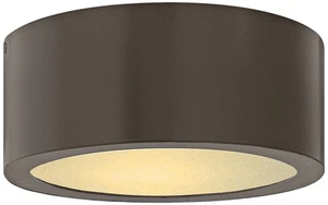 Luna 8" Wide Bronze Cylindrical LED Outdoor Ceiling Light - Picture 1 of 1