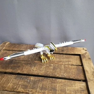 MMPR White Falconzord Action Figure 1995 Bandai Mighty Morphin Power Rangers - Picture 1 of 8