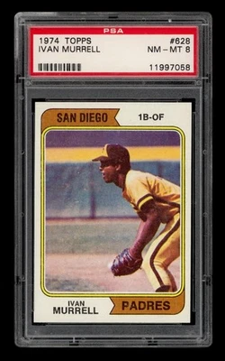 1974 Topps Set-Break #628 Ivan Murrell PSA 8 NM-MT - Image 1 of 3