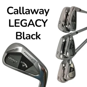 [Callaway] Legacy Black Iron Set 6pcs 5-6-7-8-9-Pw Shaft Dynamic Gold Flex S400 - Picture 1 of 24