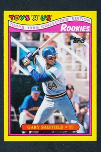 Gary Sheffield 1989 Topps Toys R US Rookies Card #28 Yellow Brewers RC - Bild 1 von 4