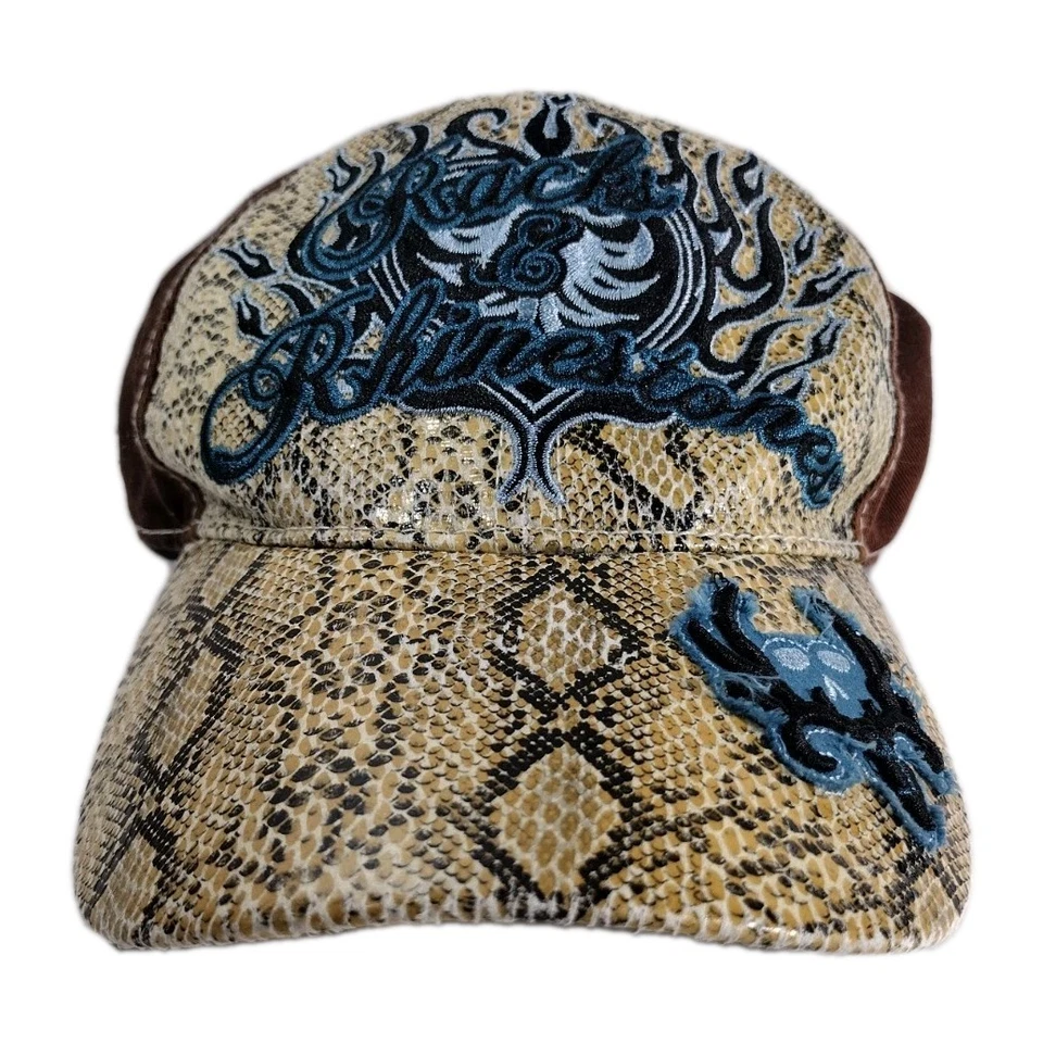 Gorra Paramount Outdoors Truckers piel de serpiente como unisex bastidores y pedrería  Foto 1 de 4
