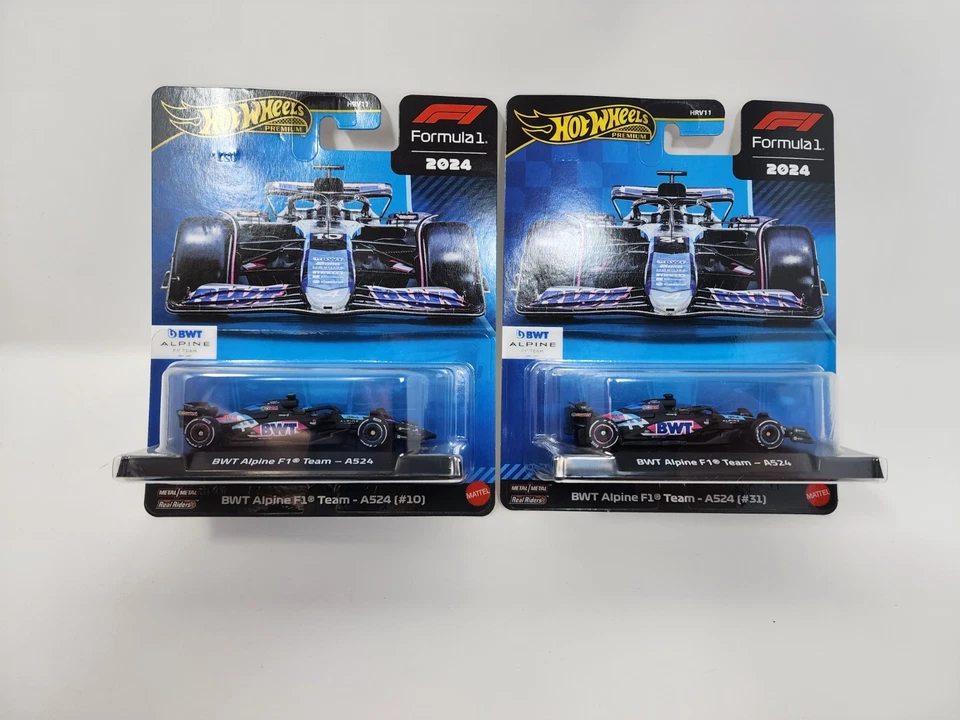 HOT WHEELS BWT Alpine F1 Team A524 #10 Formula One Premium JBM21 2025