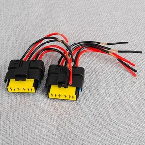 2x Tail Light Plug Cable Connector Fit For Nissan March Qashqai Teana Tiida - Picture 1 of 7