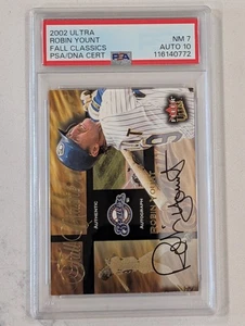 2002 Ultra Fall Classic Robin Yount auto. PSA 7 - Picture 1 of 2