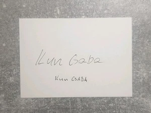 KK m.Orig.AG Csaba Kun UNG Fechten 1.EM 91 - Team Florett Rarität! - Bild 1 von 1