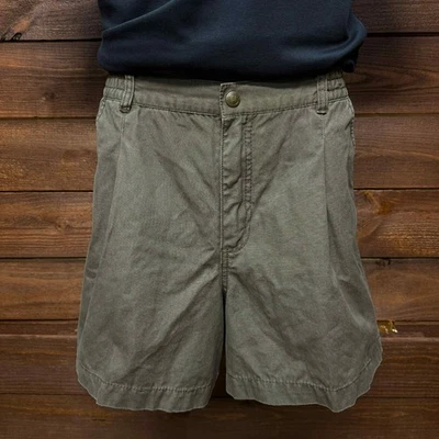 Royal Robbins Billy Goat Shorts Mens Size 36 Green High Rise 5" Inseam Cotton - Image 1 of 4