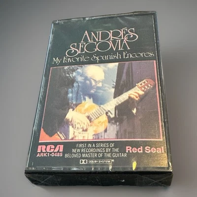 Andres Segovia - My Favorite Spanish Encores - Cassette ✨New Sealed✨ - Image 1 of 3