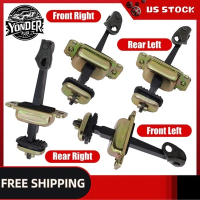 4Pcs Front & Rear Door Check for Honda Accord 1998-2002 Acura MDX 2001-2006 TL - Image 1 of 4