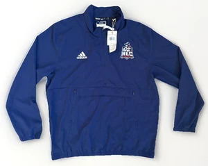 Adidas NEC Northeast Conference 1/2 Zip Windbreaker Jacke Herren L NCAA Neu - Bild 1 von 15