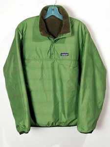 Pullover Patagonia Para Hombres M Reversible Synchilla Snap-T Polar Glissade Chaqueta De Colección - Imagen 1 de 8