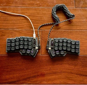 Boardsource Corne LP Custom Made Split Keyboard Black 42 Keys - Picture 1 of 6