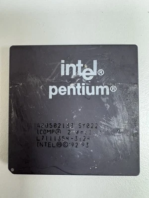 intel Pentium A80502133 SY022 C6210475-1343 INTEL '92'93 SY022 Processor - Image 1 of 4