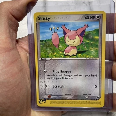 Skitty 70/109 EX Ruby & Sapphire - Common Pokemon Card - NM/MT Vintage E-Reader - Image 1 of 3