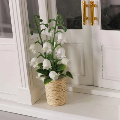 1/12 Casa delle bambole in miniatura Fiori Mobili da giardino in miniatura - Immagine 1 di 4