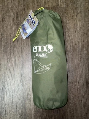 ENO SkyLite Hammock Portable Hammock Bug Net SLT136 Color Evergreen - NEW - Image 1 of 4