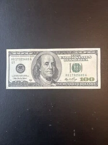$100 bill (One Hundred Dollar Bill) - Series 2006A (Lightly Circulated) - Picture 1 of 2