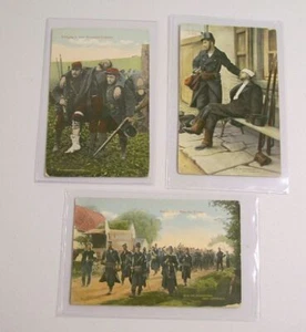 WWI Soldiers Postcards International News Service Colored Reality Of War RPPC  - Bild 1 von 7