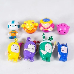 Lote suelto de 8 figuras de acción de personajes de dibujos animados Oddbods retro a granel - Imagen 1 de 5