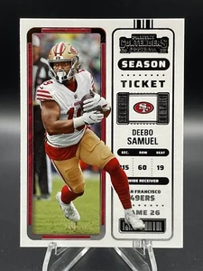 2022 Panini Contenders Season Ticket Deebo Samuel #83 Base San Francisco 49ers - Picture 1 of 2