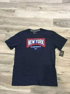 T-SHIRT UOMO NIKE NEW YORK JUST DO IT LOGO XL-3XL 540146 419 - Foto 1 di 1