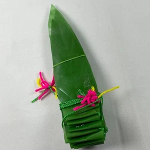 Hojas de mango artificiales verdes tradicionales indios Toran para colgar en puerta - Imagen 1 de 7