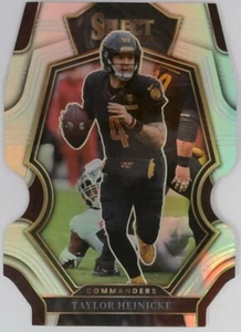 2022 Panini Select Taylor Heinicke #199 Football Commanders Silver Prizm Die Cut - Bild 1 von 2