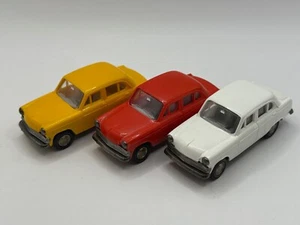 LOT OF 3 MOSKVICH 403 MADE in CCCP VOLGA GAZ VAZ 1/43 NOVOEXPORT USSR Russian - Bild 1 von 6