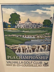 Official 2024 PGA Championship Valhalla Golf 18" x 24" Poster Xander Schauffle - Picture 1 of 3