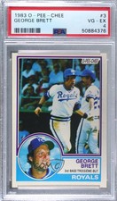1983 O-Pee-Chee George Brett #3 PSA 4 HOF