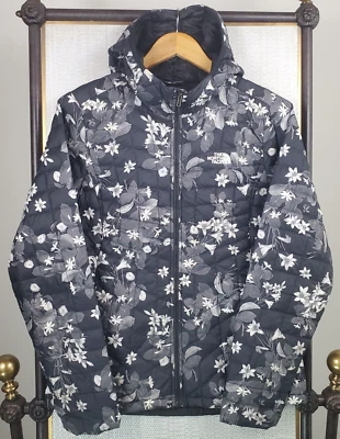 Chaqueta con Capucha THE NORTH FACE Mujer Papel Pintado Floral Thermoball Talla Mediana Negra Foto 1 de 4