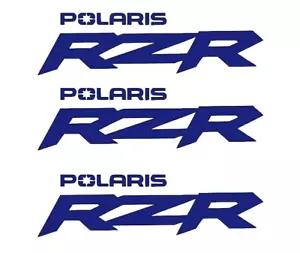 RZR    POLARIS    DIE-CUT  Decal  Sticker   (  3 PCS )  Offroad  RC Truck NEW - Picture 1 of 11