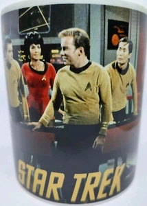 Star Trek MUG Original Series James T. Kirk Spock Uhura Scotty Sulu McCoy Chekov - Picture 1 of 9
