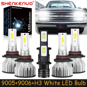 Combo de 6 faros antiniebla LED F7 para Chevy C1500 1988-1991 1993-1998 - Imagen 1 de 23