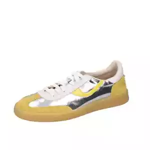 Chaussures femmes MOMA 37 EU baskets jaune daim argent BC821-37 - Photo 1 sur 5