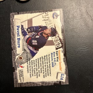 Cb36a L14 Pavel Bure Vancouver, Canucks, 1998/99 Topps Local Legends
