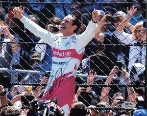 Helio Castroneves signed 8x10 Foto PSA/DNA handsigniert Nascar - Bild 1 von 1