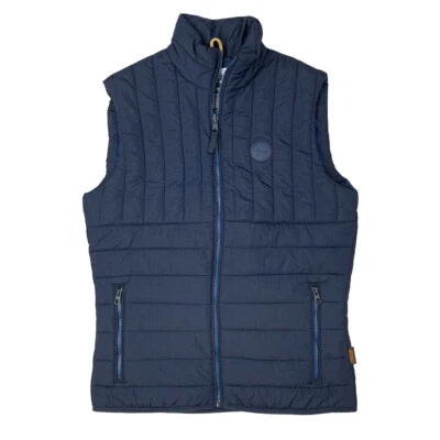 Timberland Men's Puffer Poly Fill Lightweight Dark Navy Vest A1YQ4 Size (S) - Image 1 of 4