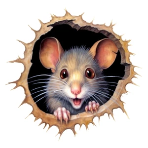 Autoaufkleber Sticker Maus Aufkleber 9X9 cm - Bild 1 von 10