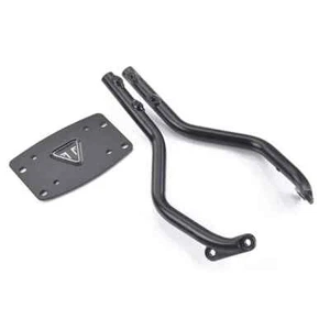 TRIUMPH Bonneville T100 T120 Respaldo Para Pasajero Negro - Imagen 1 de 1