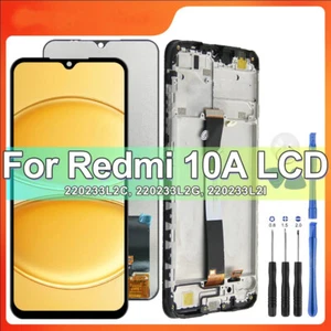 For Xiaomi Redmi 10A LCD Display Touch Screen Digitizer Assembly ± Frame Replace - Picture 1 of 9