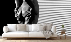 Nude woman sexy Artistic black and white Decorative Mural Wallpaper Wall Paper - Picture 1 of 2