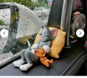 TOM AND JERRY FIGURE-TAKING A NAP-RESIN-NEXT DAY SHIPPING - Picture 1 of 5