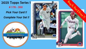 2025 Topps Series 1 Complete Your Set / Pick Your Card 176-350 Buy 5, Get 2 Free - Picture 1 of 176