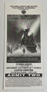 DER POLAREXPRESS ROBERT ZEMECKIS TOM HANKS VORAB EINLADUNG (2004) - Bild 1 von 2
