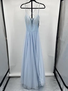 Sherri Hill Dress 52652 Size 10, Light Blue - Picture 1 of 10