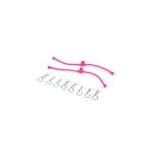 Dubro Body Klip Retainers 2Pcs Pink, #DUBROC2251 - Picture 1 of 1